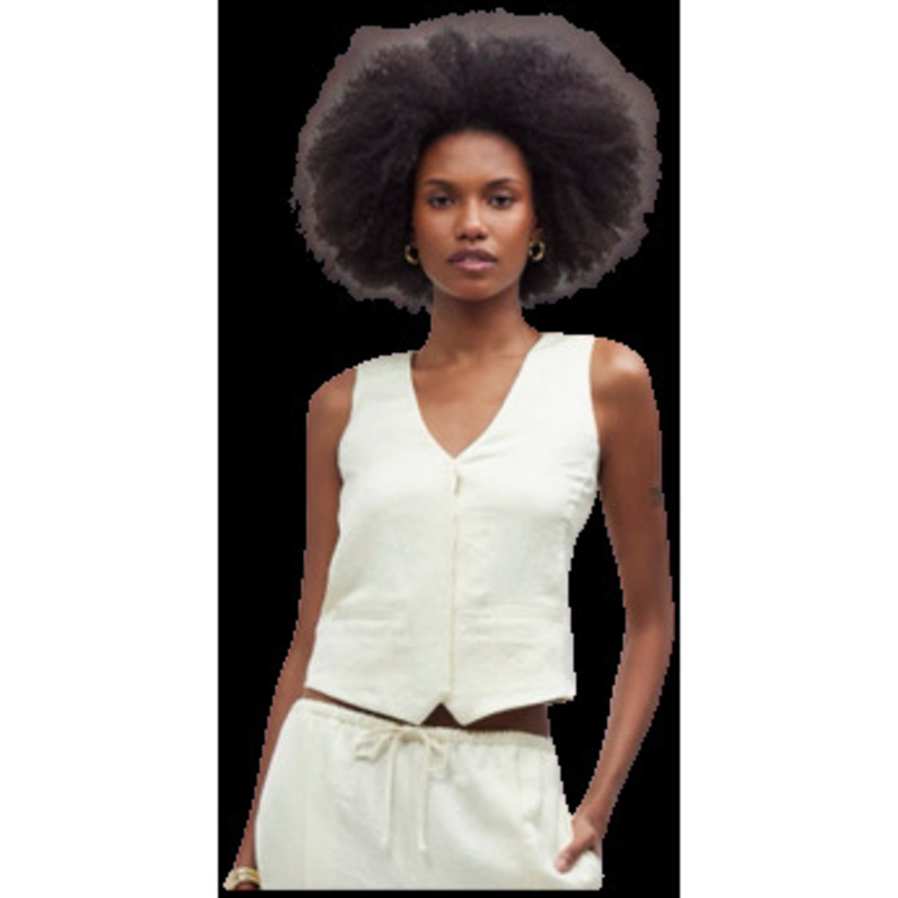 Button-Front Vest Top